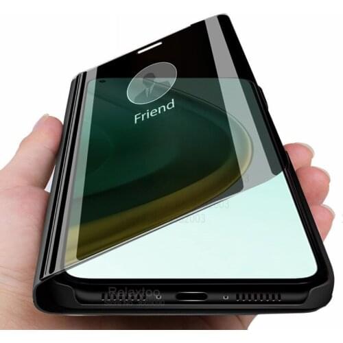 Smart Mirror Flip Phone Case For Xiaomi mi 10t pro 10 t 10tpro xioami 10t mi10t mi10tpro 6.67" 5G Cover Coque leather fundas