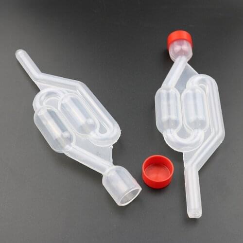 Water Seal Exhaust Valve Homebrew Beer Wine Tool Fermentation Airlock Sealed Plastic Check Valves Eco Friendly Distiller Tools