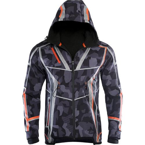 XL-6XL 3D Printed Coat Autumn Winter Clothing Camouflage Long Sleeve Hooded Cosplay Costume Clothes For Male