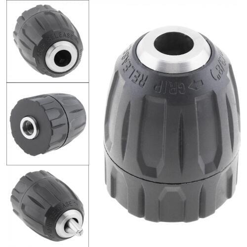 1/32 - 3/8 in 24 UNF 0.8 - 10 mm Quick Keyless Drill Chuck Air/Electric/Cordless