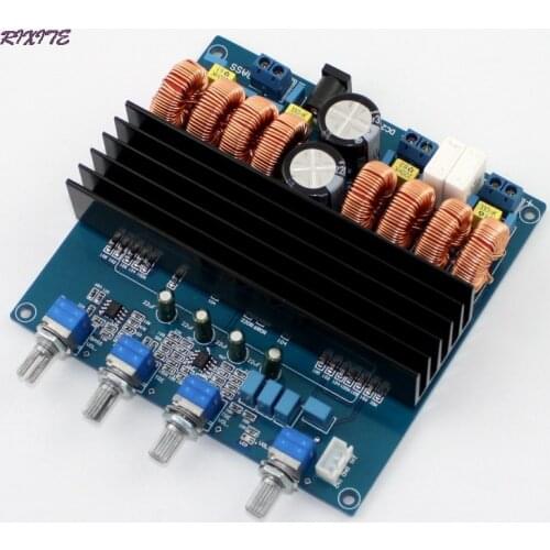 2.1channel TDA7498 200W+100W+100W digital power amplifier board surpasses TPA3116