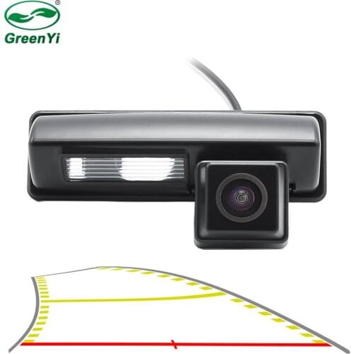 2020 New HD 4089T Vehicle Dynamic Trajectory Parking Line Car Reverse Backup Rear View Camera For Toyota Camry 2007-2012