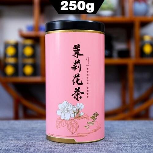 2021 Jasmine Tea Green Jasmine Natural Flower Green Chinese Tea Loose Tea Gift Packing 250g