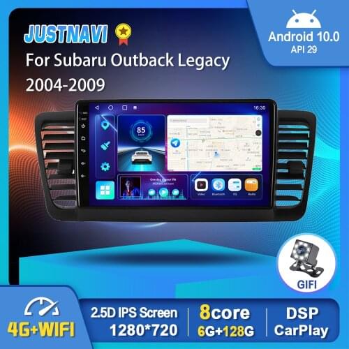 Android 10.0 Car Radio For Subaru Outback Legacy 2004-2009 GPS Multimedia Stereo Auto Player Carplay OBD Bluetooth 6G 128G DSP