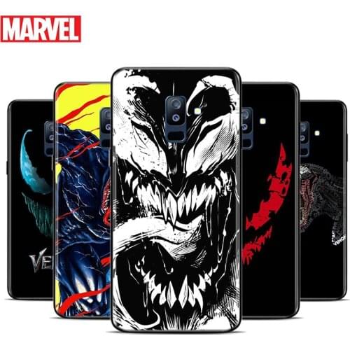 Marvel Venom Dark Hero For Samsung Galaxy A9 A8 Star A8S A7 A6 A6S A5 A3 Plus 2018 2017 2016 A750 Black Phone Case