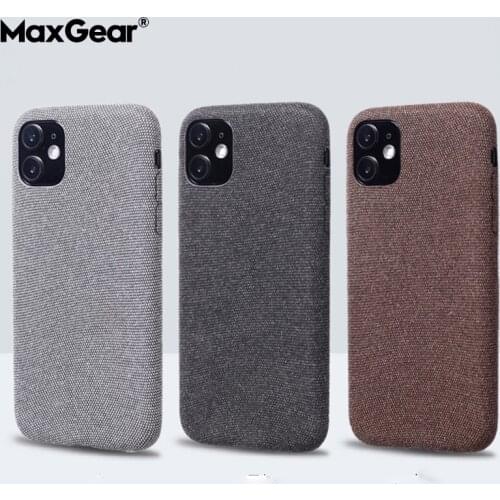Luxury Solid Warm Cloth Fabric Case for iPhone 12 Mini 11 Pro X Xr XS Max Plush for iPhone 6 6S 7 8 Plus Thin Soft Back Cover