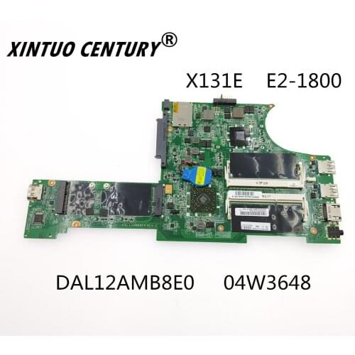DALI2AMB8E0 04W3648 For Lenovo Thinkpad X131E Laptop Motherboard CPU:E2-1800 AMD FRU 100% TEST OK