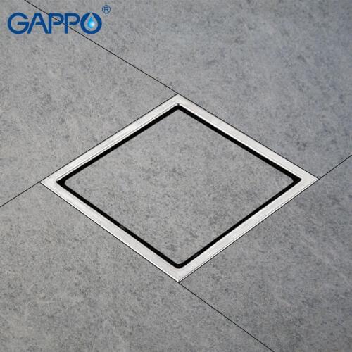 GAPPO Drains stainless steel floor drain bathroom floor cover shower room drain floor drains shower strainer