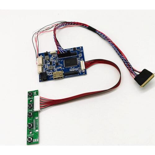 HDMI to LVDS 40pin(1ch.6bit) Resolution 1366 x768 needle laptop LCD controller board DIY kits LCD kits LVDS kits Raspberry