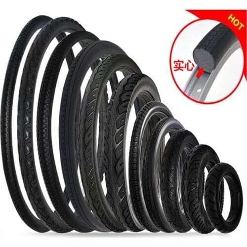 14/20/24/26 inch bicycle solid tire lithium electric car tire mountain bike tire inner tube tire free inflatable
