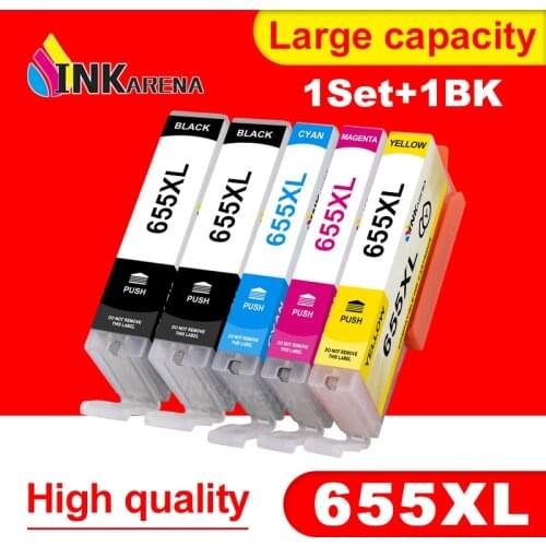 INKARENA Compatible Cartridges Replacement For HP655 Ink Cartridge for HP 655 655XL Deskjet 3525 4615 4625 5525 6520c Printer