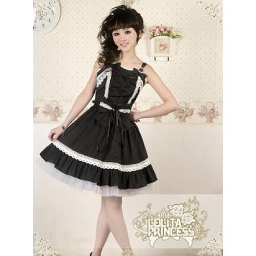 LLT008) Long Sleeveless Sweet Lolita Short Dress Ball Gown Fancy Prom Dress Halloween Party Masquerade Costume