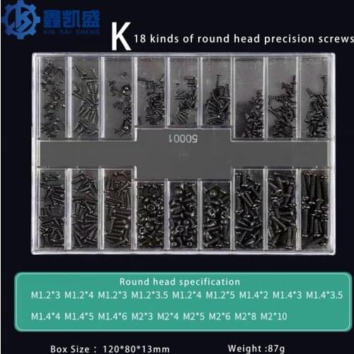 M3 Mechanical Precision Screw Box Repair Small Screw Micro Screw Set Glasses Watch Notebook Accessories Screw