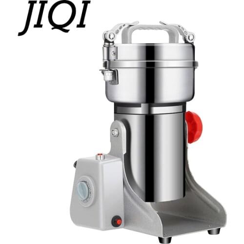 JIQI 750g Electric Grains Spices Grinder Medicine Cereals Coffee Dry Food Flour Powder Crusher Miller Grinding Machine 110V 220V