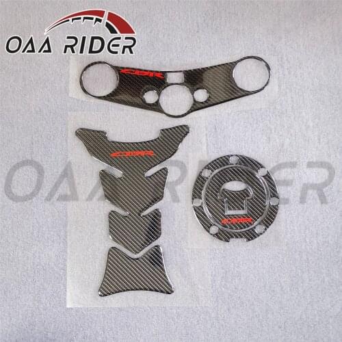 For Honda CBR 600RR CBR600RR 2007-2016 2008 09 10 11 12 13 2014 2015 2016 Motorcycle Tank Pad Gas Cap Triple Clamp Decal Sticker