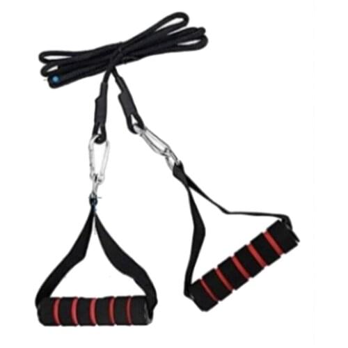NEW-Pull Down Cables Gym Handles for Cable Machines Triceps Arm Strength Extensions Fitness Home Gym Workout Equipment