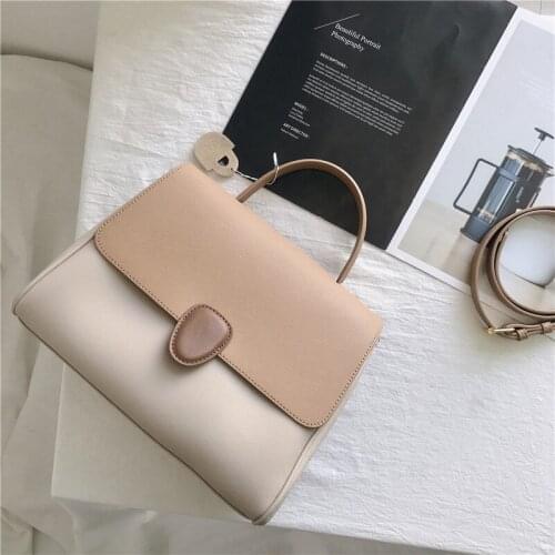 2021 New Design Leather Large Capacity One-Shoulder Bag Fashion Messenger Bag Multifunctional Tote Handbag For Women