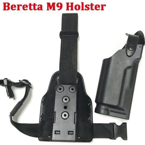 Hunting Right Hand Beretta M9 Gun Leg Holster Tactical Combat Airsoft Pistol Gun Holster For Beretta M9 92 96