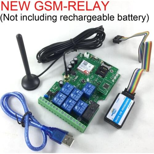GSM SMS remote switch ,seven relay output for gate opener or industrial wireless remote control