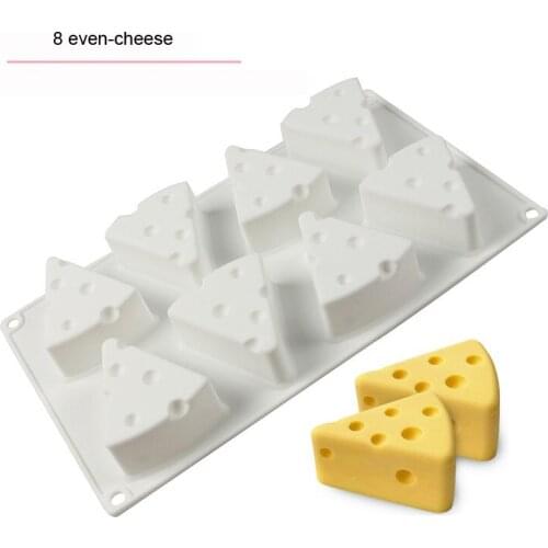 Silicone Mold for 8 Cheese Mousse Cake Mold Ice Cream Silicone Mousse Mold Bread Dessert Baking Bakeware Decorating Tools