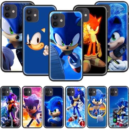 Supersonic Sonic Game Case For Apple iPhone 11 12 Pro Max 7 8 Plus XR SE 2020 X 6 6S XS Soft Phone Cover 5 5S 12Mini Funda Coque