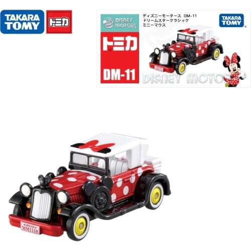 TAKARA TOMY TOMICA Disney Motors Works Pixar Cars Dream Star Classic Minnie 1:55 Diecast Metal Alloy Vehicle Model Toys DM-11