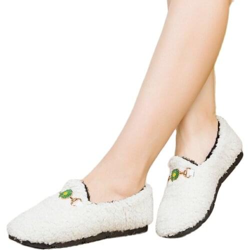 2020 Winter Women Hot Plush Ankle Boots Thermal Casual Shoes Platform Warm Shoes Female Girls Lady Botas Mujer