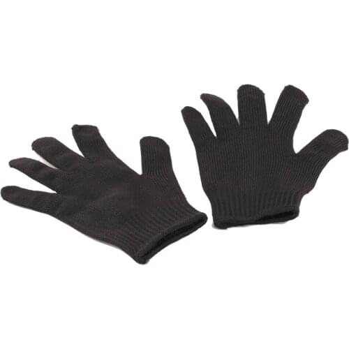 1 Pair Cut-Proof Protect Stainless Steel Wire Anti-knife Tactical Butcher Safety Protective breathable Work Gloves Abrasion