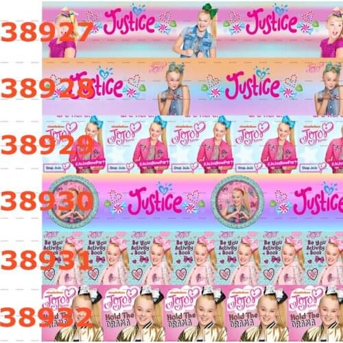 10yards - different sizes -Cartoon JOJO girl printed Grosgrain ribbon - Cutie cartoon ribbon