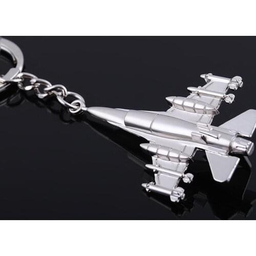 12 piece/lot) High Quality Delicate Metal Fighter Plane Keychain Key Holder Graduation Christening & Baptism Souvenirs KC024