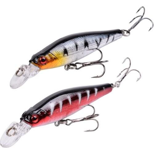 6Pc Floating Minnow Fishing Lures 9cm 8.5g Artificial Plastic Bait Pesca Swimbait Fishing Lure Set Wobblers Crankbaits Tackle