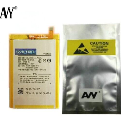 AVY Battery CPLD-161 For E570 Coolpad Porto S Mobile phone Rechargeable Li-polymer Batteries 2500mAh Tested