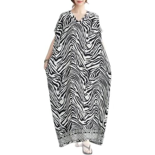 ARCSINX Oversized Women Dresses Summer 2021 Plus Size Dress Woman 4XL 5XL 6XL Print Long Dress Female Big Size 7XL 8XL 9XL 10XL
