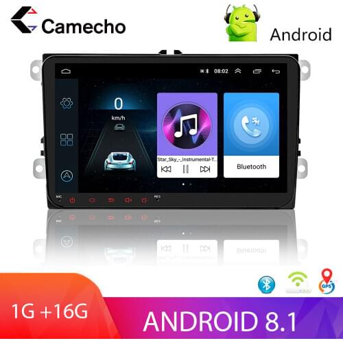 Camecho 2 din Android 8.1 Car Radio 9" Multimedia Player Car Radio For Volkswagen/VW/ Passat/POLO/GOLF/Skoda/Seat/Leon Radio