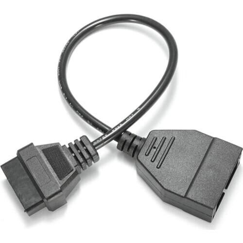 Auto Diagnostic Connector OBDII OBD 2 Connector Adapter For GM 12 Pin GM12 To 16 Pin Cable For GM Vehicles Auto Scanner Adapter