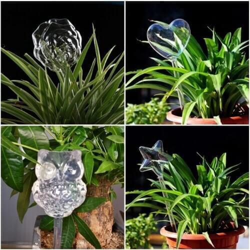 5Styles Rose Water Houseplant Plant Pot Bulb Little Owl Automatic Self Watering Device Gardening Tools Plant Watering Equipment