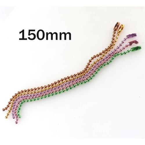 10Pcs Ball Chain With Connector Clasp 2mm Ball Chains Bracelet Chain Choices of Ball Chain Bulk Chain Jewelry Finding