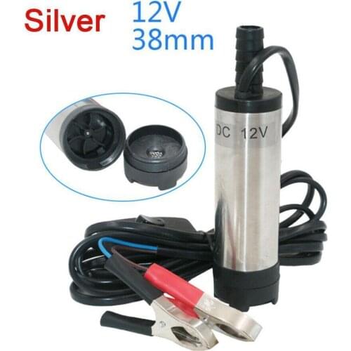 12V DC Electric Submersible Pump for Pumping Oil Water Steel Shell 12L/min Fuel Transfer Pump 12 V Volt
