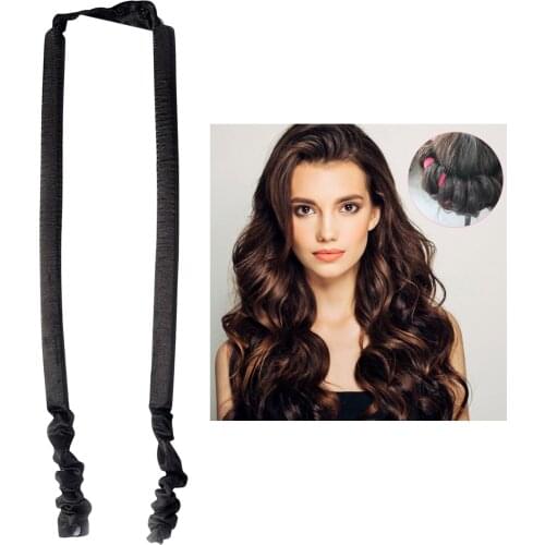 Heatless Curling Rod Sleeping Hair Roller Rod Heatless Hair Curls Overnight Band Wave Hair Curler