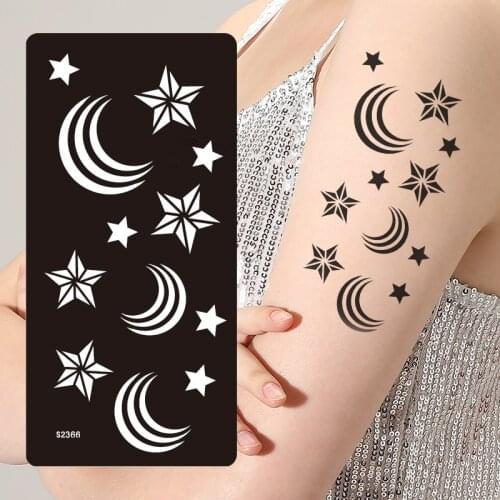 Indian Henna Rose Lace Flower Tattoo Stencil Women DIY Body Legs Arm Art Airbrush Painting Mandala Tattoo Stencil Template