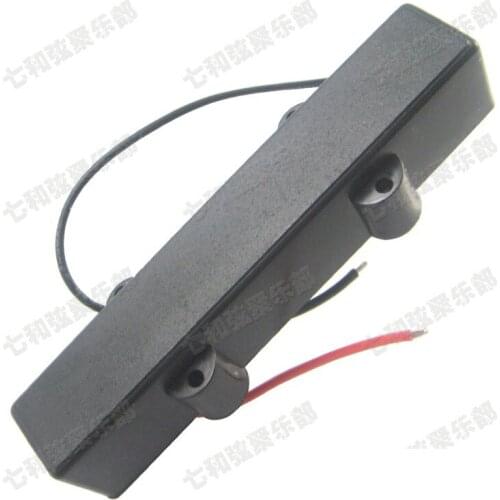 A Set of 2 Pcs Black Closed 5 string Guitar Pickups Bridge & Neck Pickup for Electric BASS
