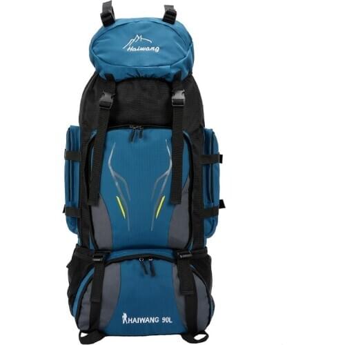 New 60L Outdoor Backpack Camping Climbing Bag Waterproof Mountaineering Hiking Backpacks Molle Sport Bag Climbing Rucksack