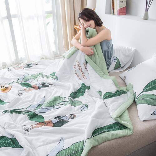 Sun Flower Throw Quilt Soft Breathable Bedspread Blanket for Bed Travel Airplane Stripe Bed Cover Comfortable sleep