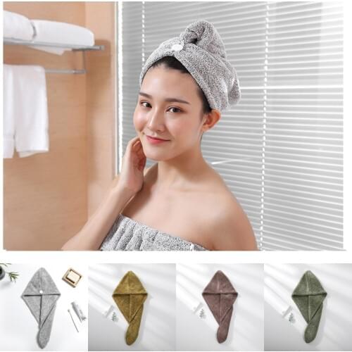 Hair towel wrap head hair wearable drying bamboo magic hammam towel toallas microfibra de playa banho shower cap toalla cabello
