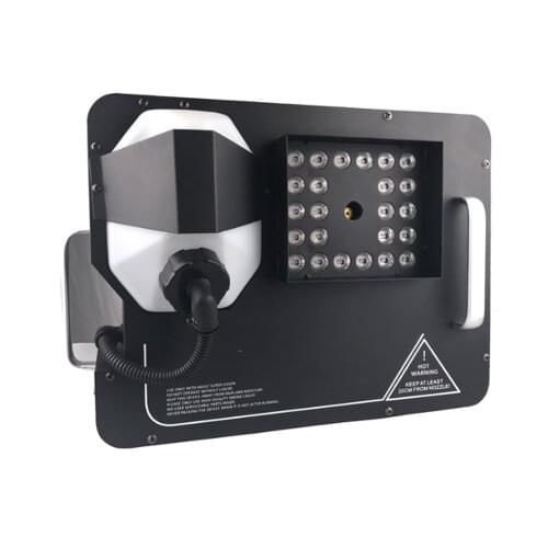 Professional Stage Lighting DMX512 Control 1500W Up Fog Machine With 24*3W RGB Leds For DJ Party Stage And Wedding Smoke Fog