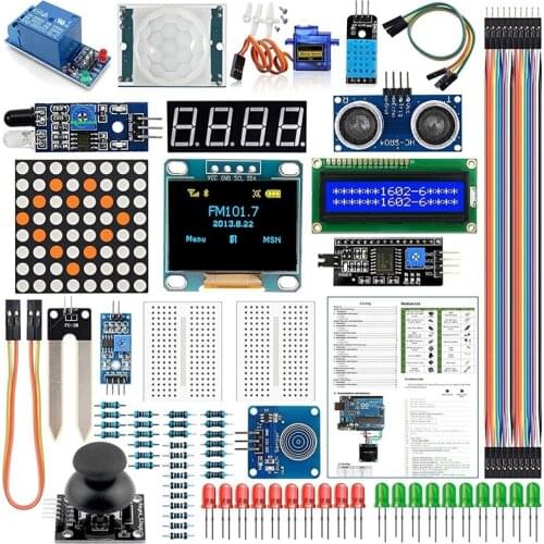 Starter Kits for Arduino Kits R3 Nano V3.0 Mega 2560 Mega 328 Kit Project Kit Compatible with Arduino IDE