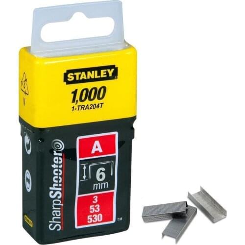 Stanley ST1TRA204T Staple, 6 mmX1000, "A" Type Staple Wire