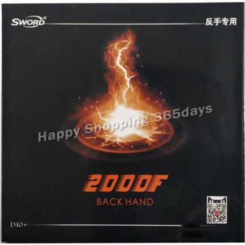 Sword 2000F back-off pips-in table tennis / pingpong rubber with sponge
