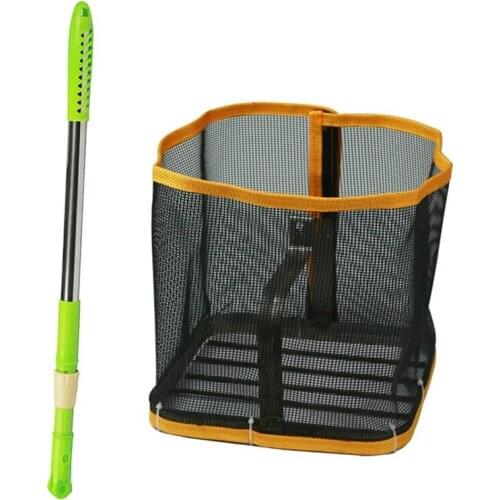 Telescopic Pole Table Tennis Ball Picker Table Tennis Retriever Picking Catcher Net Basket Collection Tool 150 Pieces