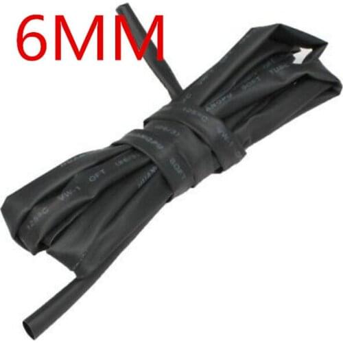 5meter/lot Heat Shrink Tube 6MM Heat Shrink Tubing Shrinkable Wrap Wire Cable Sleeve Kit